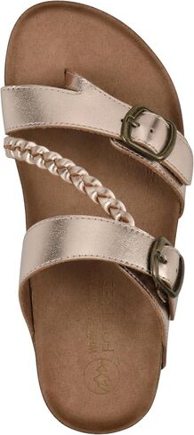 WHITE MOUNTAIN Women's Hammy Braided Signature Comfort-Molded Footbed Sandal in Saudi Arabia