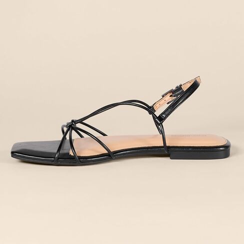 Amazon Essentials Women's Strappy Flat Sandals in Saudi Arabia