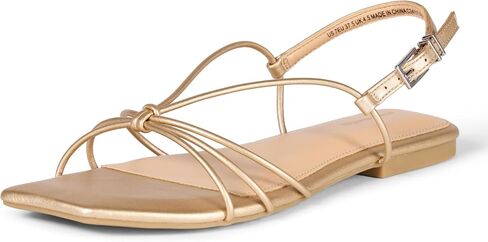 Amazon Essentials Women's Strappy Flat Sandals in Saudi Arabia
