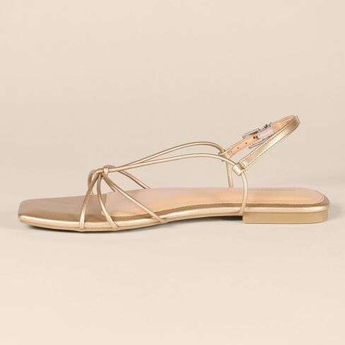 Amazon Essentials Women's Strappy Flat Sandals in Saudi Arabia