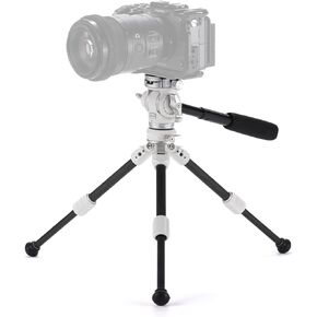 Tilta VT03 Tabletop Video Fluid Head with 1-Stage Carbon Fiber Tripod Legs (3KG) (Forest Green)