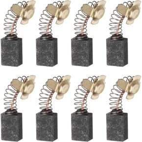 MECCANIXITY 8 Pack Carbon Brushes Set Replaces 14x10x7mm for Most Power Tools Electric Hammer Drill Motor Circular Saws Replacement Part