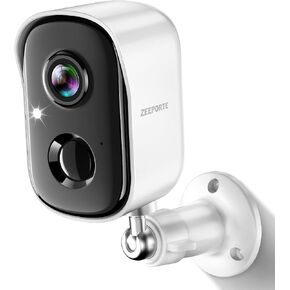 Security Cameras Wireless Outdoor, 2K Battery Powered Indoor Camera/WiFi Camera for Home Security with AI Motion Detection, Color Night Vision, Spotlight, Siren, Waterproof, SD/Cloud Storage