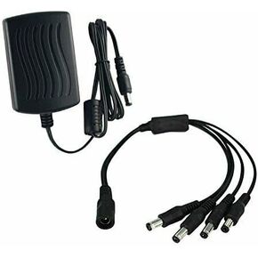 Q-see Soe Swann Security CCTV Camera Power Adapter Supper With 4 Way Flitter