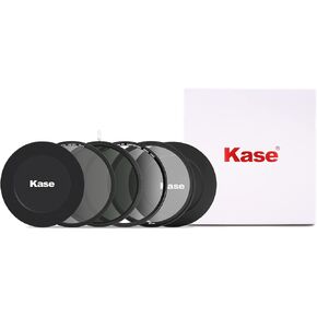 Kase Wolverine Magnetic 82mm Vari ND Kit 2nd Generation 1.5-10 Stop ND3 to ND1000, CPL, Front & Rear Caps Shockproof Tempered Optical Glass Filter Incl Anti-Rotation Adapter