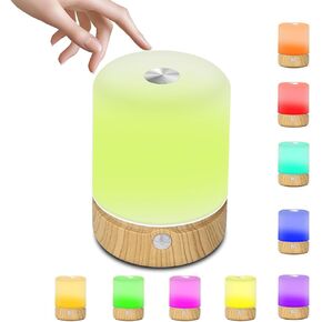 Lavaed LED LEG LIGHT LIGHT LIGHT SPERIDE LAMP ، مصابيح حضانة الأطفال مستشعر ليلا أضواء الليل تتحكم في ألوان RGB تغيير ، مصباح محمول قابل لإعادة شحن الطاولة القابلة لإعادة الشحن للأطفال غرفة معيشة غرفة نوم داخلية