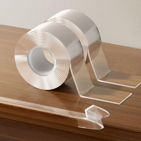 Baby Proofing Soft Edge Protector for Baby,Clear Edge Protector Strip Sharp Edge Wrap Cover Tape,Corner Bumpers for Furniture,Crib Rail Covers for Teething ((Pack of 2)-13Ft)