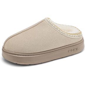 Women's Slippers Fluffy Winter House Shoes Platform Mini Boots Lined Short Ankle Boots Indoor Outdoor