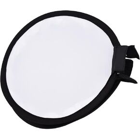 Flash Diffuser Light Softbox ، Mini Round Beauty Disc Disc Disc Light Camera Camera Camera Flash Reflector Assories (40 سم)