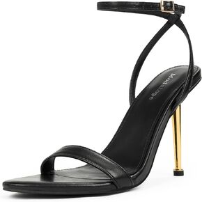Modatope Womens High Stilettos Pointed Toe Ankle Strap Heels Sexy 4 Inch Heeled Sandals Dress Wedding Shoes