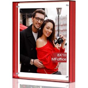 11x14 إطارات الصور ، إطار صور أكريليك ملون مذهل ، تنسيقات أفقية ورأسية لإطار ملصق عرض الطاولة ، الأزرق ، 1pack
