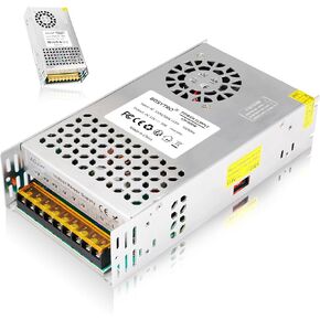 24V 25A 600W DC Switching Power Supply, AC 110v to 24v Converter (SMPS), 24 Volt Power Supply for LED Strip Light, CCTV Camera Security System,3D Printer