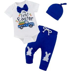Newborn Baby Boys Girls First Easter Outfitst Easter Clothes set
