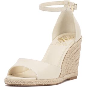 Vince Camuto Women's Felyn Wedge Sandal, Creamy White, 6