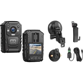 CammPro 1440P Police Body Camera,128G Memory,Waterproof Body Worn Camera,Premium Portable Body Camera with Audio Recording Wearable,Night Vision,GPS for Law Enforcement (I826 Pro 128G) | CammPro Body Worn Camera Accessories Bundle Kit for Body Camera I826