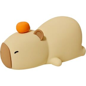 Night Light for Kids Cute Capybara Lamp, 3 Levels+Tap+Silicone Dimmable Nursery Nightlight for Kids Night Light,USB Rechargeable Capybara Night Lamp for Bedroom