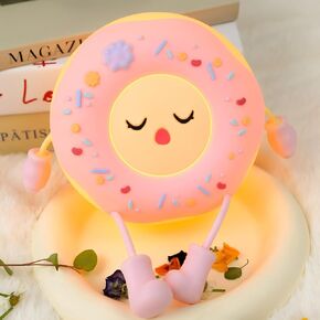 Light Night Light For Kids ، مصباح اللمس اللطيف للسيليكون مع سطوع مستويين ، مصباح USB قابل لإعادة الشحن لديكور غرفة غرفة نوم ، وحضانة LED LEGH GIFT FOR BOYS (أبيض)