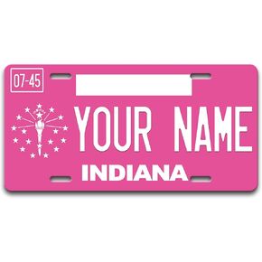 Bleu Reign Personalized License Plate Sign - Texas Blackout Holiday 2021, Add Custom Name (6x12in)