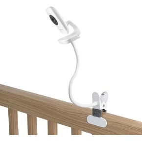 HOLACA Baby Monitor Mount Flexible Twist Stand for Hello Baby HB50 and Other Baby Monitor Camera with 1/4 Threaded Hole Without Tools or Wall Damage (Clip Mount)