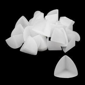 Antrader Shipping Box Corner Protectors,50Pcs Packaging Edge Protectors Corner Protector PP Plastic Packaging Edge Protectors for Box Shipping,1.4" L x 1.4" W x 1.4" H