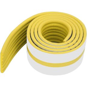 Yctze Multifunctional 6.5ft Baby Proofing Corner Guards, Child Safety Bumper, Foam Strip Crib Bumper, Thick Wall Table Bed Protectors for Kids with Fireplace Padding and