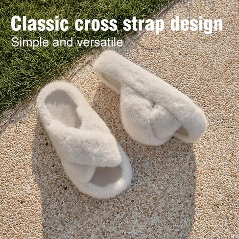 Open Toe Slippers For Women House Platform Cute Indoor Bedroom Fuzzy Shoes Home Summer Height-Increasing Slippers Cozy Fluffy Outdoor Bridal Bridesmaid Slides Trendy Gift in Kuwait