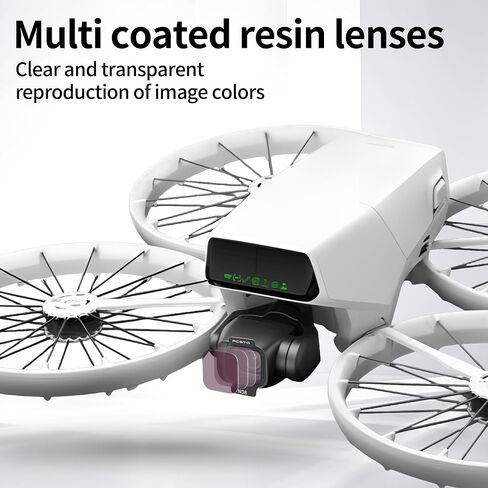 RCSTYLE 3 Pack KIT ND FILTERS LIT FOR DJI Flip ، مرشحات عدسة حماية الكاميرا المتعددة المغلفة لملحقات DJI Flip (ND8 ، CPL ، UV) in Kuwait