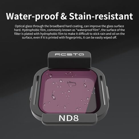 RCSTYLE 3 Pack KIT ND FILTERS LIT FOR DJI Flip ، مرشحات عدسة حماية الكاميرا المتعددة المغلفة لملحقات DJI Flip (ND8 ، CPL ، UV) in Kuwait