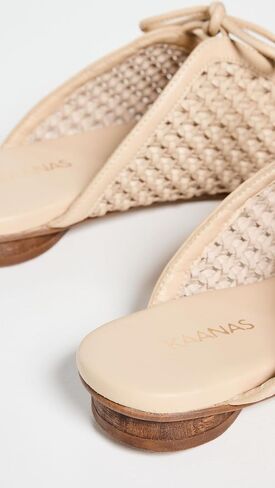 KAANAS Women's Ramio Basketweave Mules in Saudi Arabia