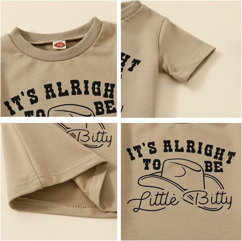 Baby Boys 4-Piece Cotton Shorts T-Shirt Summer Outfit Sets Infant Clothes in Saudi Arabia
