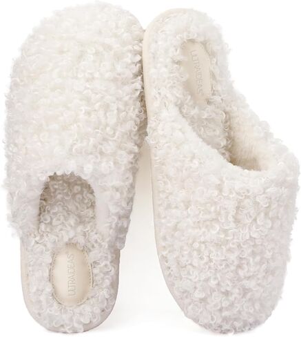 ULTRAIDEAS Women's Indoor Fuzzy Slippers, Ladies Lightweight Cozy Memory Foam House Shoes in Saudi Arabia