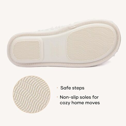 ULTRAIDEAS Women's Indoor Fuzzy Slippers, Ladies Lightweight Cozy Memory Foam House Shoes in Saudi Arabia