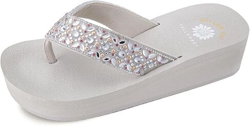 صندوق صفراء Penza Flatform Flatform ، وأصابع القدم المستديرة ، وكعب متوسطة البالغة 1.75 بوصة ، و 1 بوصة منصة مريحة in Kuwait