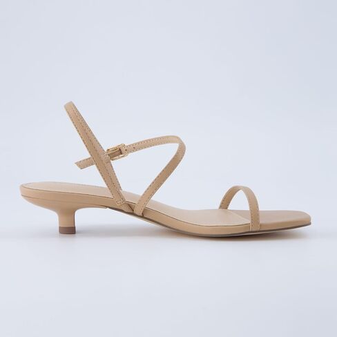 CUSHIONAIRE Soprano Women’s One Band Kitten Heel with Ankle Strap – Minimalist Dress Sandal with Memory Foam & Strappy Silhouette in Saudi Arabia