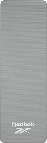 Reebok Pro 10mm Extra-Thick Yoga Mat, 72" x 24" with Easy Carry Strap, Large Non-Slip Exercise Mat with Ridged Base for Home Workout, Pilates, Floor Exercises & Outdoor Training in Saudi Arabia