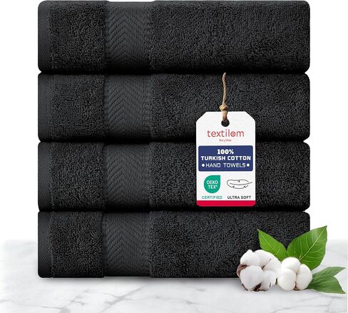 TEXTILOM Luxury 2 Pack Banded Cotton Bath Mats for Bathroom Floor [ Hotel, Spa, Tub, Shower Bath Mat Floor Towel Set ], Machine Washable & Soft & Absorbent & Quick Dry (20''x34'')- Grey in Saudi Arabia