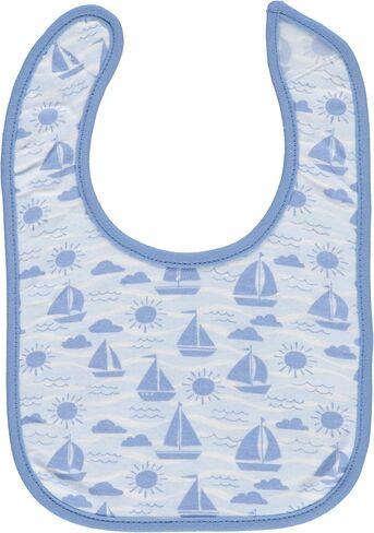 Cudlie 5-Pack Baby Bibs for Drooling Teething and Feeding Infants - Baby Drool Bibs for Baby Boys, Newborn Accessories, Baby Shower Gifts -Hello World in Saudi Arabia