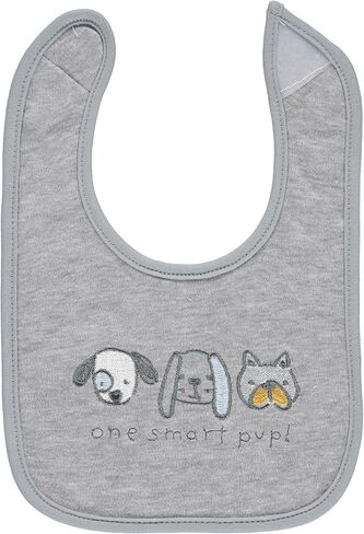 Cudlie 5-Pack Baby Bibs for Drooling Teething and Feeding Infants - Baby Drool Bibs for Baby Boys, Newborn Accessories, Baby Shower Gifts -Hello World in Kuwait