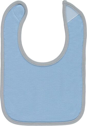 Cudlie 5-Pack Baby Bibs for Drooling Teething and Feeding Infants - Baby Drool Bibs for Baby Boys, Newborn Accessories, Baby Shower Gifts -Hello World in Kuwait