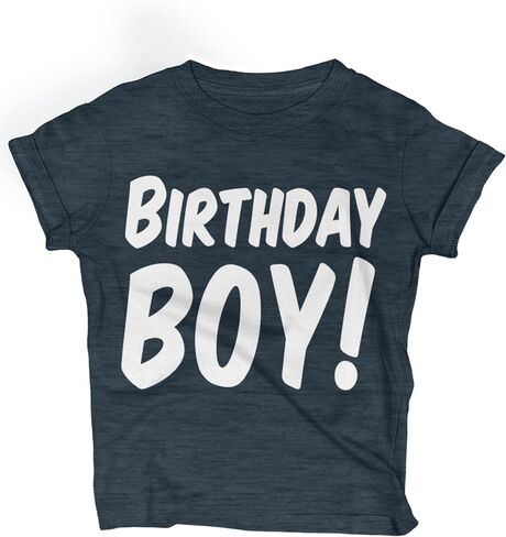 Lalo & Luna Happy Birthday Boy T-Shirt (1-12 Years Old) Baby-Toddlers to Kids Party Outfit Tee Gift in Saudi Arabia