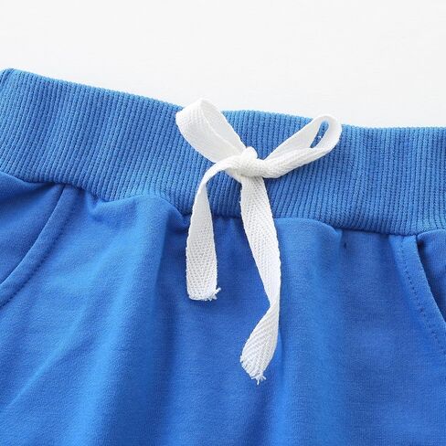 Toddler Baby Boy Summer Clothes T Shirt Solid Pants Set Infant Spring Summer Outfit in Kuwait