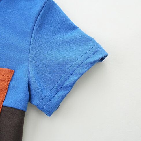 Toddler Baby Boy Summer Clothes T Shirt Solid Pants Set Infant Spring Summer Outfit in Kuwait