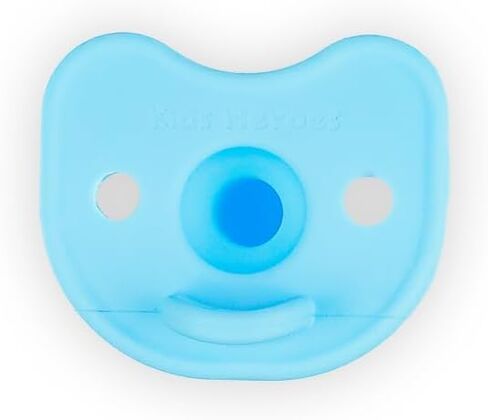 Kids Heroes Baby Pacifiers 0-6 Months, Orthodontic Pacifier Newborn, One-Piece Silicone Pacifier, BPA Free, 2 Pack in Saudi Arabia