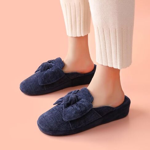 نعال على طراز إسفين للنساء أحذية منزل أنيقة مع القوس منزلق في الهواء الطلق in Kuwait