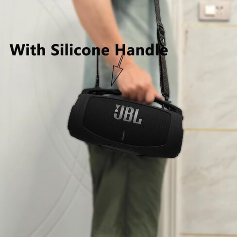 حافظة غطاء من السيليكون متوافقة مع مكبر صوت بلوتوث محمول JBL Xtreme 4، حافظة جلدية ناعمة لمكبر صوت بلوتوث JBL 4 (حافظة زرقاء لـ Xtreme 4) in Saudi Arabia