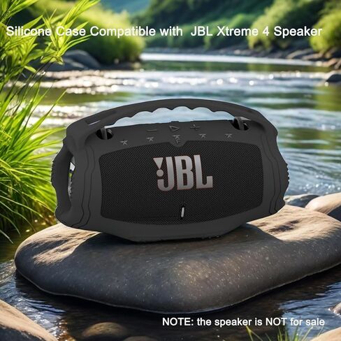 حافظة غطاء من السيليكون متوافقة مع مكبر صوت بلوتوث محمول JBL Xtreme 4، حافظة جلدية ناعمة لمكبر صوت بلوتوث JBL 4 (حافظة زرقاء لـ Xtreme 4) in Saudi Arabia