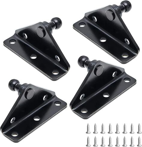 10 MM Ball Stud Mounting Bracket for Gas Strut, 4 Pack of Gas Shock Mounts Bracket Fit for Lift Support in Kuwait