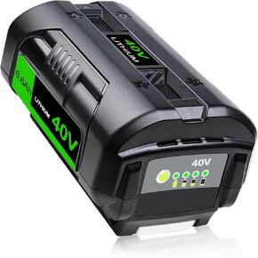 40V 6.6AH استبدال بطارية Ryobi 40V ليثيوم متوافق مع Ryobi 40V بطارية OP4050A OP40201 OP4026 OP40261 OP4030 OP40301 OP4050 OP4060