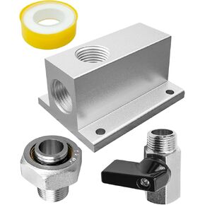 3/4 Inch Air Outlet Kit with 1/2 Inch NPT Port High-Performance Tubing System Base Kit