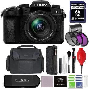 Panasonic Lumix G97 Mirrorless Camera with 12-60mm f/3.5-5.6 Lens and Advanced Accessories and Travel Bundle | DC-G97MK | Panasonic Lumix DC-G97MK